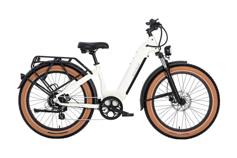 AIMA Big Sur All-Terrain E-Bike in White